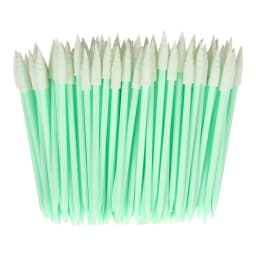 100Pcs Small Pointed Tips Cloth Head Cleaning Swab Lint Dust Free Sticks For PCB Board Electronics Small Area Camera Optica