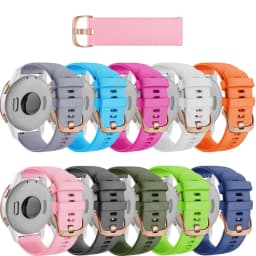 18 20 22mm Smart Watch Strap For Garmin Venu 2S 2 Plus 2Plus/Vivoactive 3S 4S 3 4 Silicone Band Watchband Bracelet Wristband