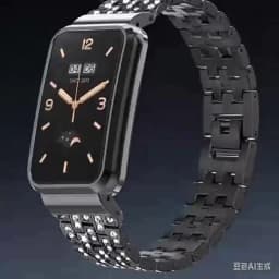 Bracelet For Xiaomi Mi Band 7 Pro Strap Case Protector Diamond Metal Watch Band For Mi Band 7 Pro Protective Cover Bumper Frame
