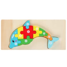 Montessori Wooden Toddler Puzzles for Kids Montessori Toys for Toddlers 2 3 4 Years Old for Toddler Dinosaur Toy