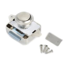 KAK 10pcs Camper Car Push Lock RV Caravan Boat Motor Home Cabinet Drawer Latch Button Locks Furniture Door Lock Hardware