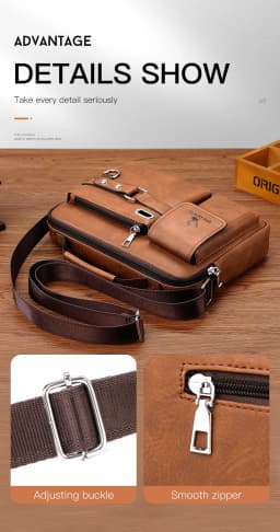 Brand Men Shoulder Bag Pu Leather Business Messenger Bag for Man 2022 New Vintage Small Male Crossbody Bags Designer Handbags 가방