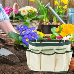 Multi-Purpose Tool Bag High Quality Professional Multi Pocket Garden Tool Bag 600D Oxford for Gardening Yard Lawn Work