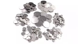 6 8 10 12 15 18 20 25mm Charms 316 Stainless Steel Gold Plated Round One Hole Charm DIY Necklace Pendant Jewelry Finding