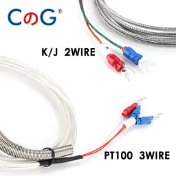0-800 Degree M8 1m 2m 3m 5m K J PT100 Type 50mm 150mm 100mm 200mm Probe Screw Thread Cable Thermocouple Oven Temperature Sensor