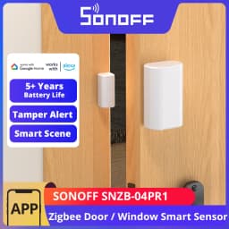 SONOFF SNZB-04PR1 Zigbee3.0 Door Window Sensor Tamper Alert Local Smart Scene Control Work with Alexa Google Home via Zigbee Hub