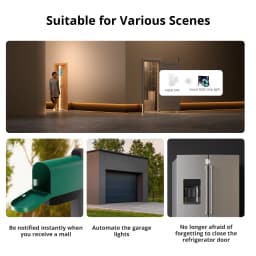 SONOFF SNZB-04PR1 Zigbee3.0 Door Window Sensor Tamper Alert Local Smart Scene Control Work with Alexa Google Home via Zigbee Hub