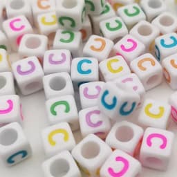 Diy Letter Beads Square Shape Bead Acrylic 6mm Single Colorful Alphabet Beads Women for Jewelry Making Bracelet Necklace 100pcs