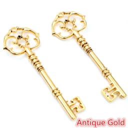 83x31mm 2pcs Bronze Green Gold Colors Antique silver color Plated Key Handmade Charms Pendant:DIY for bracelet necklace