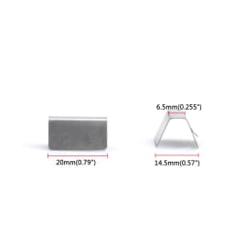 In Channel Wind / Rain Eyebrow Fitting Clips Replacements For Heko Clip X12 X8 X6 X4 Suitable For Many Models High Quality