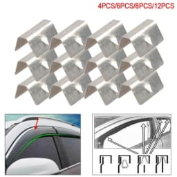 In Channel Wind / Rain Eyebrow Fitting Clips Replacements For Heko Clip X12 X8 X6 X4 Suitable For Many Models High Quality