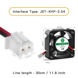 3D Pinter Parts 3010 Fan 30MM 30x30x10MM 12V 5V 24V 2Pin DC Cooler Small Cooling Fan DIY Reprap For J-Head Hotend
