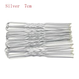 5/7cm 20Pcs U Shaped Hairpin Hair Clips Bobby Pins Metal Barrette Women Modeling Tools Bridal Hairstyle Tool для волос DROPSHIP