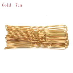 5/7cm 20Pcs U Shaped Hairpin Hair Clips Bobby Pins Metal Barrette Women Modeling Tools Bridal Hairstyle Tool для волос DROPSHIP