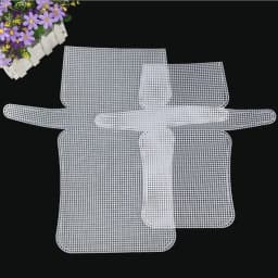 Weaving Plastic Mesh Cloth For Bag Making DIY Handcraft Bags Sewing Weaving Material Latch Hook Bags Made Plastic Grid Hook