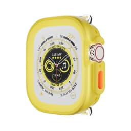 Straight Edge Candy Case For Apple Watch Cover Ultra 2 49 mm Soft Silicone Protective Bumper For iWatch Ultra2 49mm Men Women
