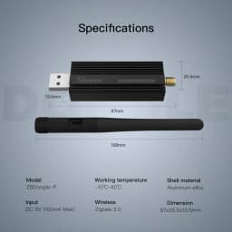 SONOFF ZBDongle Zigbee 3.0 USB Gateway ZBDongle Plus Universal via ZHA or Zigbee2MQTT Support Sonoff ZBMINI S26R2ZB SNZB Sensors