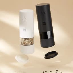 huohou Electric Grinder Automatic Mill Pepper And Salt LED Light 5 Modes Peper Spice Grain Pulverizer For Cooking