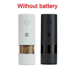 huohou Electric Grinder Automatic Mill Pepper And Salt LED Light 5 Modes Peper Spice Grain Pulverizer For Cooking