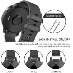 40PCS Silicone Strap for Garmin Venu 3 2s SQ2 Forerunner 165 265 255 245 158 55 Vivoactive 5/4/4s Smartwatch Bracelet Watch Band