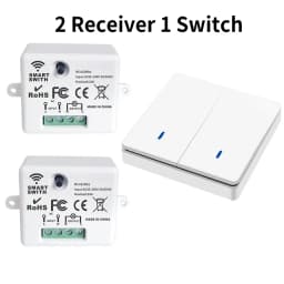 1/2/3 Gang Wireless Wall Switch RF 433Mhz Interruptor for Light Lamp Mini Smart Switch Smart Home Receiver Apartment Residential