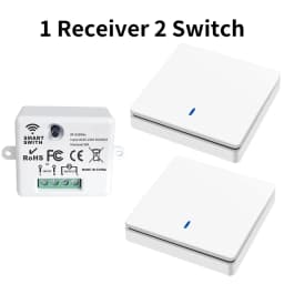 1/2/3 Gang Wireless Wall Switch RF 433Mhz Interruptor for Light Lamp Mini Smart Switch Smart Home Receiver Apartment Residential