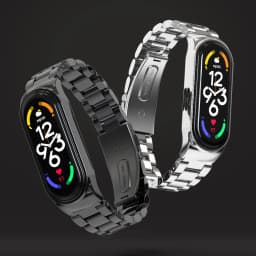 Strap for Mi Band 10 9 8 7 6 5 Metal Correa Mi Band 9 Bracelet Opaska Mi Band 8 Wristband Pulseira Miband 7 Watch Band NFC