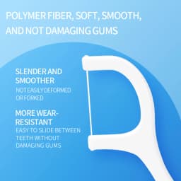 500pcs Independent Packaging Oral Cleaning Dental Floss Sticks Portable Cleaning Dental Floss Disposable Dentist Clean Tool
