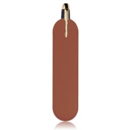 Custom Letters PU Leather Pencil Case Advertising Company Logo School Office Small Pen Holder Ballpen Storage Bag DIY Name Gift