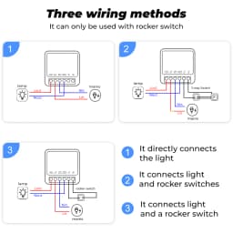 Tuya 16A ZigBee WiFi Smart Switch Module with Power Monitor 2 Way Control Breaker Works with Alexa Google Home Smart Life APP