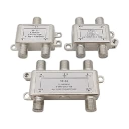 2/3/4 Way TV Antenna Satellite Splitter TV Splitter Distributor Coaxial Cable Antenna Cable TV Signal Splitter F Type Connector