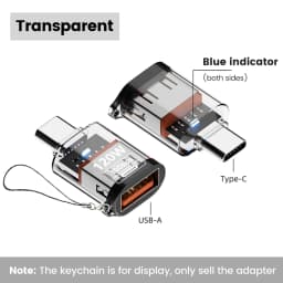 Olaf 120W Type C To USB A OTG Adapter USB 3.2 to Type C Fast Charging Connector For iPhone 15 16 Macbook iPad Huawei P60Xiaomi