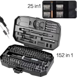 Precision Screwdriver Set, Laptop Tool Kit, 152/25 in 1 Professional Computer Screwdriver Repair Kit T5 T6 Torx Screwdriver