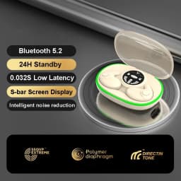 Invisible Sleep Earphones Bluetooth 5.3 Headphones IPX5 Waterproof Noise Reduction Earbuds Touch Control Wireless Headsets