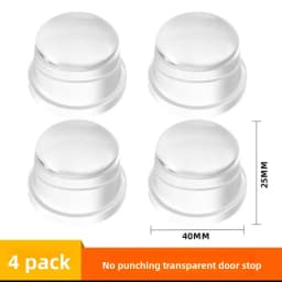 Transparent Silicone Door Stopper No Drill Anti Bump Pad for Office Home Safety Protection Dodgers Door Stop Home Improvement