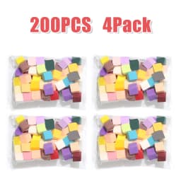 LINMANDA 200/50PCS Nail Sponge Sponge with Grab Pen and Sponge Grab Clip Set Nail Gradient Color Nail Tool Accessories