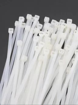 100 PCS Self-locking Plastic Nylon Tie Black Fastening Strap Cable-Tie-Set Cable Zip Tie Fastening Ring Zip Wraps Strap Tie