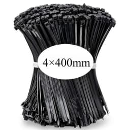 100 PCS Self-locking Plastic Nylon Tie Black Fastening Strap Cable-Tie-Set Cable Zip Tie Fastening Ring Zip Wraps Strap Tie