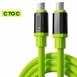 6A Type C To Type C Mobile Phone Charging Cable Universal High Power Charger USB Cord 6A USB C Cable for Xiaomi iPhone Samsung