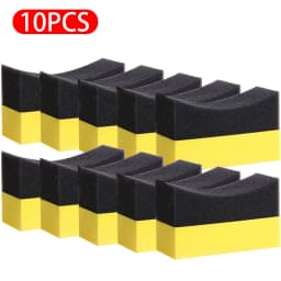 5/10pcs Auto Cleaning Sponge Brush Set for Car Wheel Tire Wash Wipe Water Suction Sponge Pad Wax Polishing Tyre Brushes Tools
