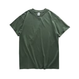 Dukeen 280gsm Oversized Heavy T-Shirt for Men Summer Short Sleeve Tee Cotton Solid Color Top Casual T Shirts One Piece