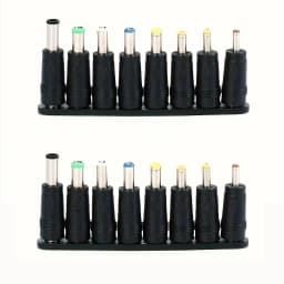 8Pcs AC DC 5.5X 2.1 MM Female Jack Plug Adapter Connectors TO 6.3 6.0 5.5 4.8 4.0 3.5mm 2.5 2.1 1.7 1.35mm Male Power Adaptor