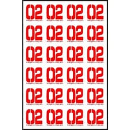 Number 01 02 03 Temporary Tattoos for Women Man Arm Tattoo Cartoon Art Waterproof Cosplay Lasting Sticker Tatuajes Temporales
