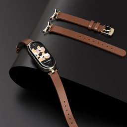 Mi Band 10 11 9 8 7 6 5 Strap for Xiaomi Smart Band 8 Bracelet NFC Global Version Leather Watch Band Mi 8 Wristband Miband 9 10