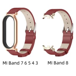 Mi Band 10 11 9 8 7 6 5 Strap for Xiaomi Smart Band 8 Bracelet NFC Global Version Leather Watch Band Mi 8 Wristband Miband 9 10