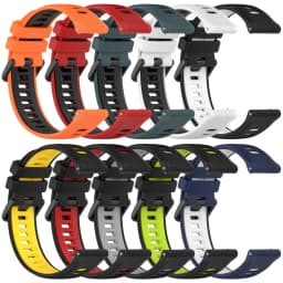 BEHUA 22MM 20MM 18 Replacement Silicone Watchband Sport Watch Strap For Garmin Forerunner 255/265 Wristband Bracelet Accessories