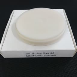 Acetal PMMA Disc 98*20mm A0/A2/A3/BL2/BL3/Clear Color Dental Lab Using Open Milling System CADCAM Flexible Block