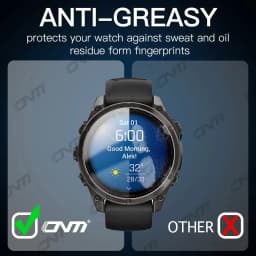 Glass+Case for Garmin Fenix 8 7X 6X Pro 7 6 7S 6S 5 5S Solar AMOLED Screen Protector Tempered Glass&Protective Case Accessories