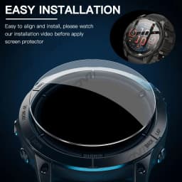Glass+Case for Garmin Fenix 8 7X 6X Pro 7 6 7S 6S 5 5S Solar AMOLED Screen Protector Tempered Glass&Protective Case Accessories