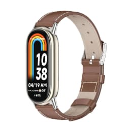 Mi Band 10 11 9 8 Leather Strap For MiBand 9 Bracelet Replacement Watchband for Xiaomi Smart Band 8 NFC Version Miband 8 Strap